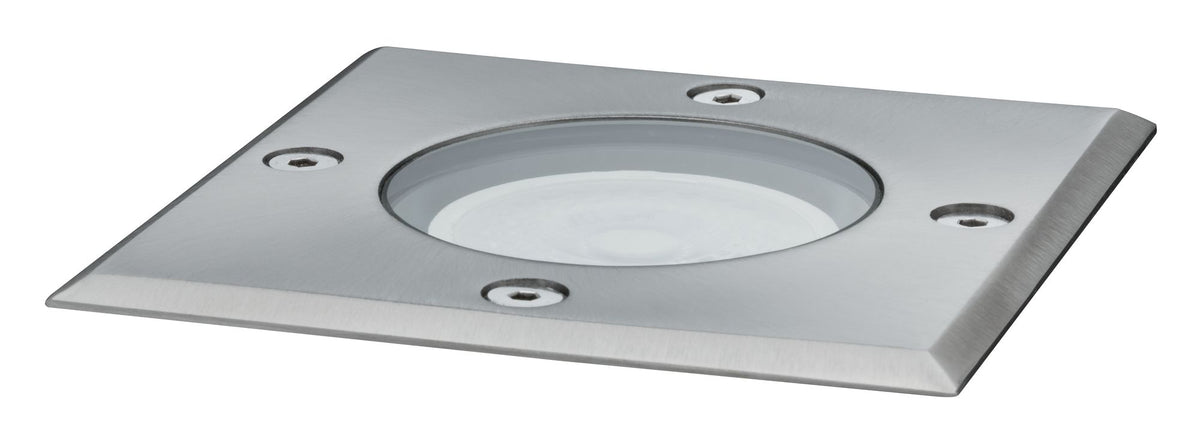 Paulmann Special EBL Set Boden IP67 eckig GU10 3,5W 230V 108x108mm Edelstahl/Metall