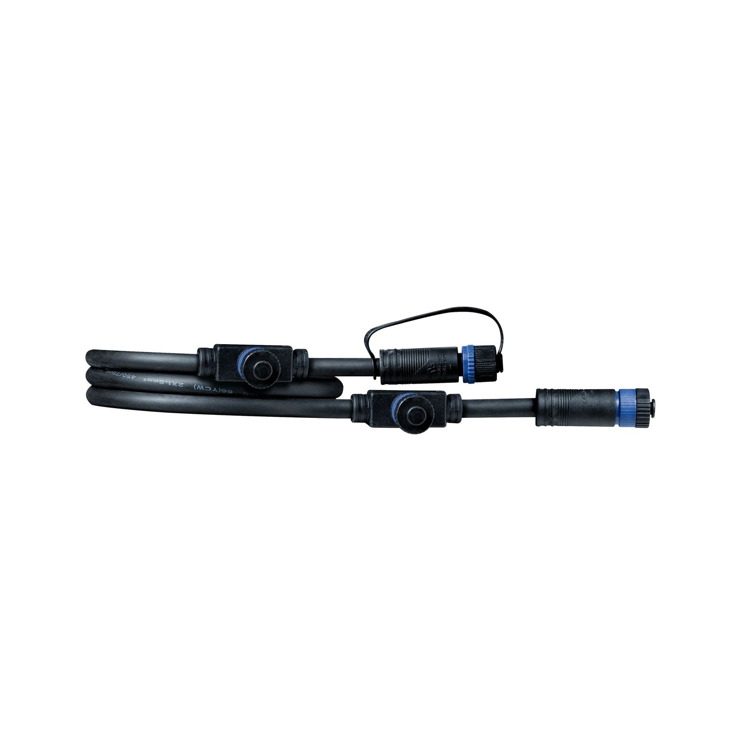 Paulmann Outdoor Plug & Shine Cable IP68 1m 1in-3out 2x1,5qmm Schwarz Kunststoff