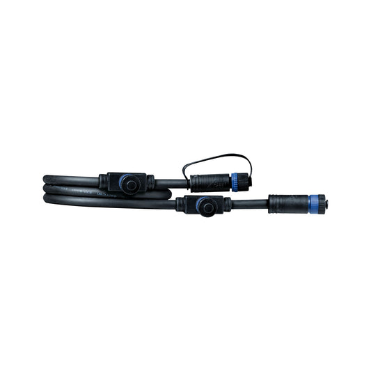 Paulmann Outdoor Plug & Shine Cable IP68 1m 1in-3out 2x1,5qmm Schwarz Kunststoff