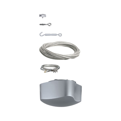Paulmann Wire System 2Easy Basissystem 105 10m Grau 230/12V 105VA Kunststoff
