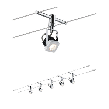 Paulmann Wire System Mezzo 5x5W Weiß 230/12V 36VA Metall
