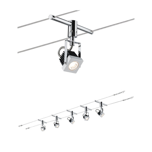Paulmann Wire System Mezzo 5x5W Weiß 230/12V 36VA Metall