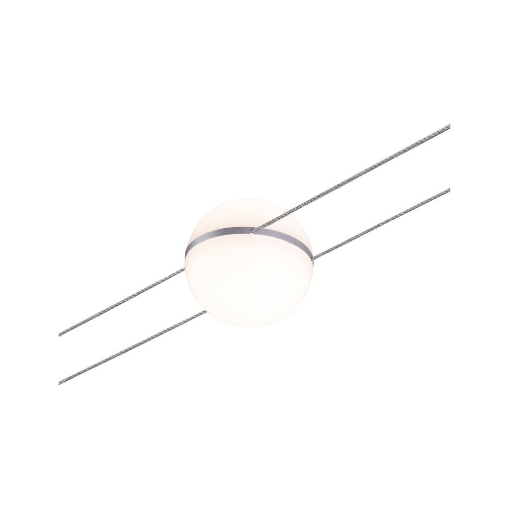 Paulmann WireSystem 2Line Spot Tom 1x3,6W Weiß/Chrom 12V DC Kunststoff/Metall