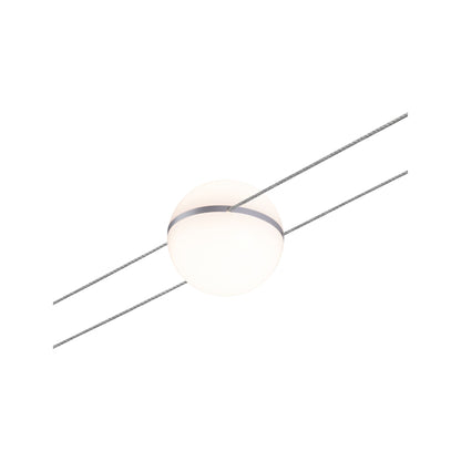Paulmann WireSystem 2Line Spot Tom 1x3,6W Weiß/Chrom 12V DC Kunststoff/Metall