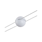 Paulmann WireSystem 2Line Spot Tom 1x3,6W Weiß/Chrom 12V DC Kunststoff/Metall