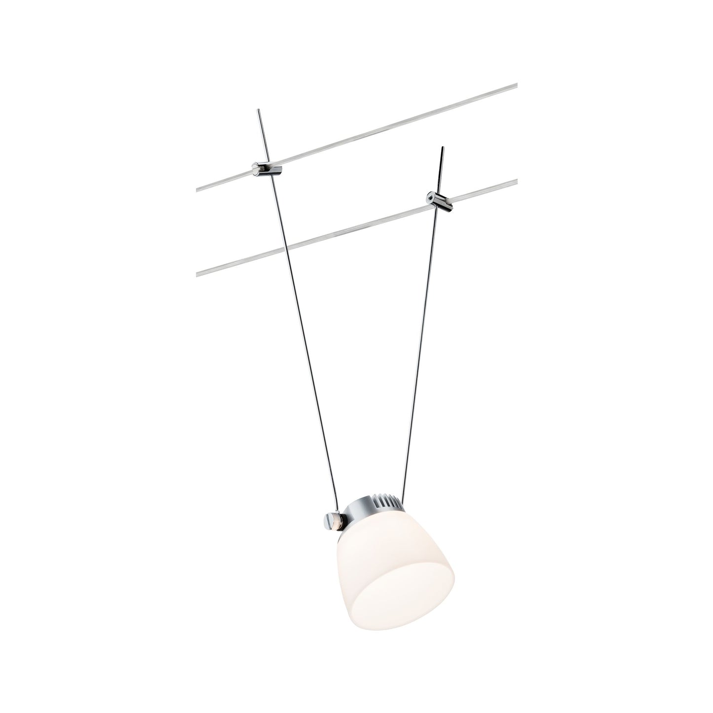 Paulmann Wire Systems DC Spot IceLED II 1x4W Chrom matt/Weiß 12V DC Kunststoff