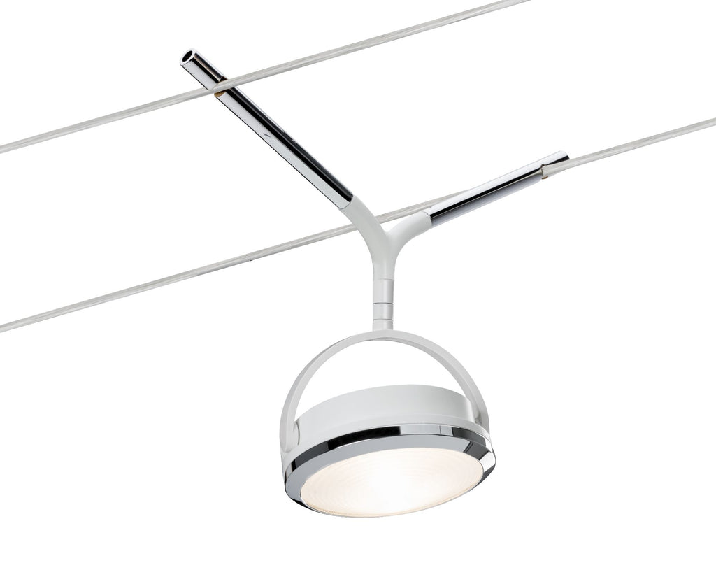 Paulmann WireSystem DC LED Spot Lense 1x4,5W Chrom/Weiß 12V DC Metall/Kunststoff