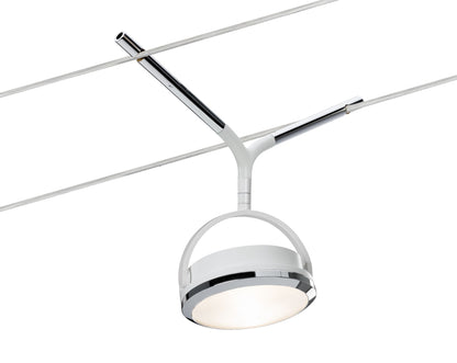 Paulmann WireSystem DC LED Spot Lense 1x4,5W Chrom/Weiß 12V DC Metall/Kunststoff