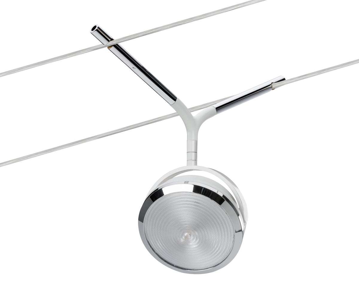 Paulmann WireSystem DC LED Spot Lense 1x4,5W Chrom/Weiß 12V DC Metall/Kunststoff