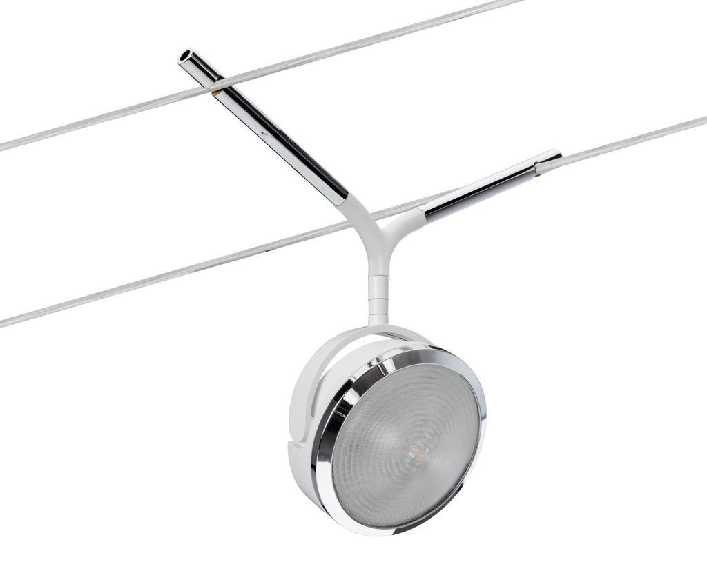 Paulmann WireSystem DC LED Spot Lense 1x4,5W Chrom/Weiß 12V DC Metall/Kunststoff