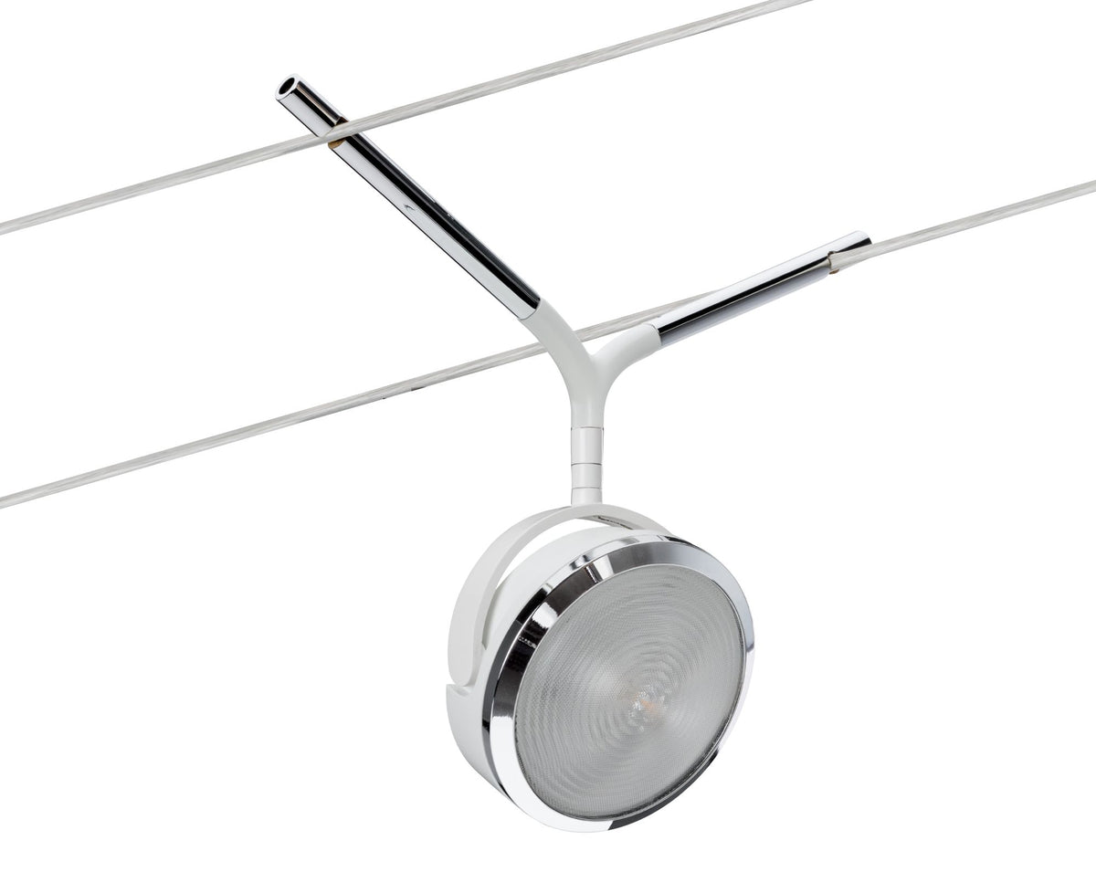 Paulmann WireSystem DC LED Spot Lense 1x4,5W Chrom/Weiß 12V DC Metall/Kunststoff