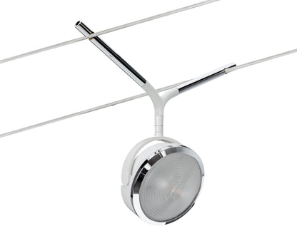 Paulmann WireSystem DC LED Spot Lense 1x4,5W Chrom/Weiß 12V DC Metall/Kunststoff