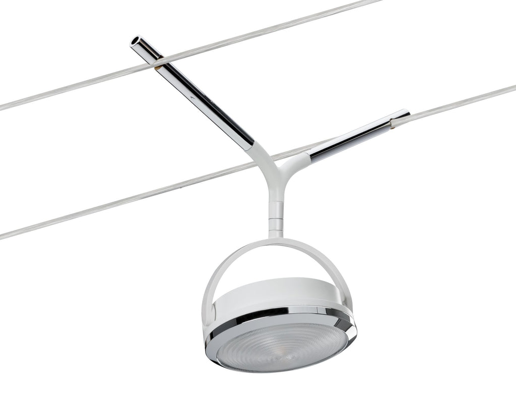 Paulmann WireSystem DC LED Spot Lense 1x4,5W Chrom/Weiß 12V DC Metall/Kunststoff