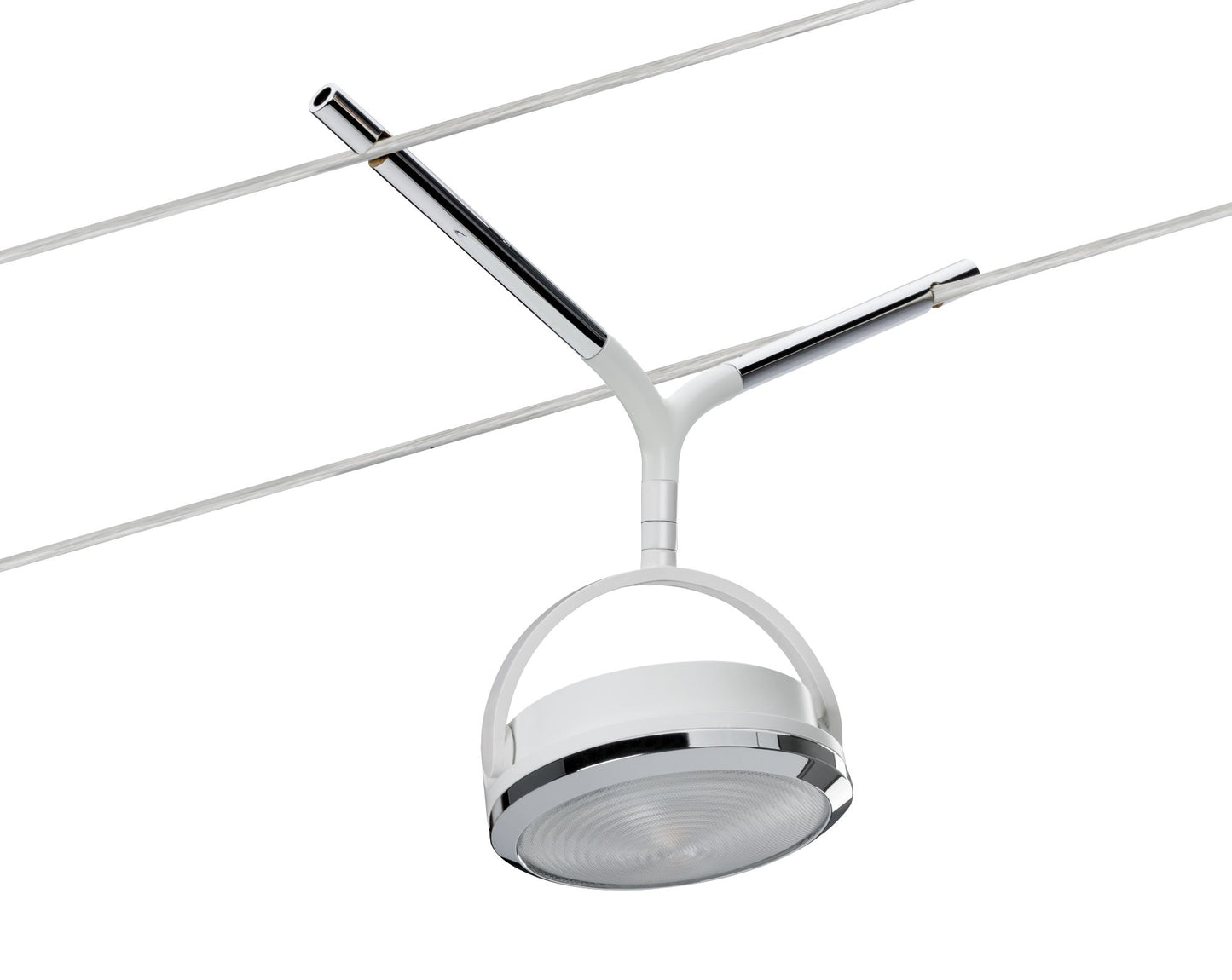 Paulmann WireSystem DC LED Spot Lense 1x4,5W Chrom/Weiß 12V DC Metall/Kunststoff