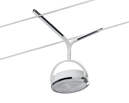 Paulmann WireSystem DC LED Spot Lense 1x4,5W Chrom/Weiß 12V DC Metall/Kunststoff