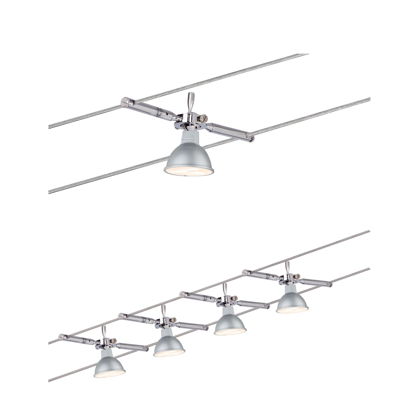 Paulmann Wire System TogoLED 4x4W GU5,3 Chrom 230/12V 80VA Metall