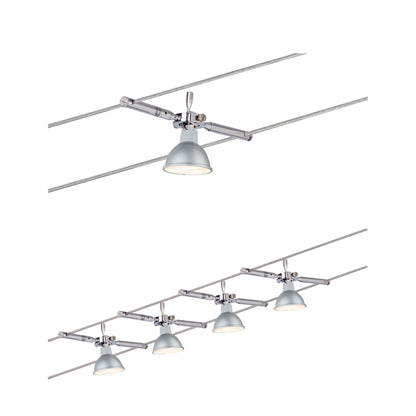 Paulmann Wire System TogoLED 4x4W GU5,3 Chrom 230/12V 80VA Metall