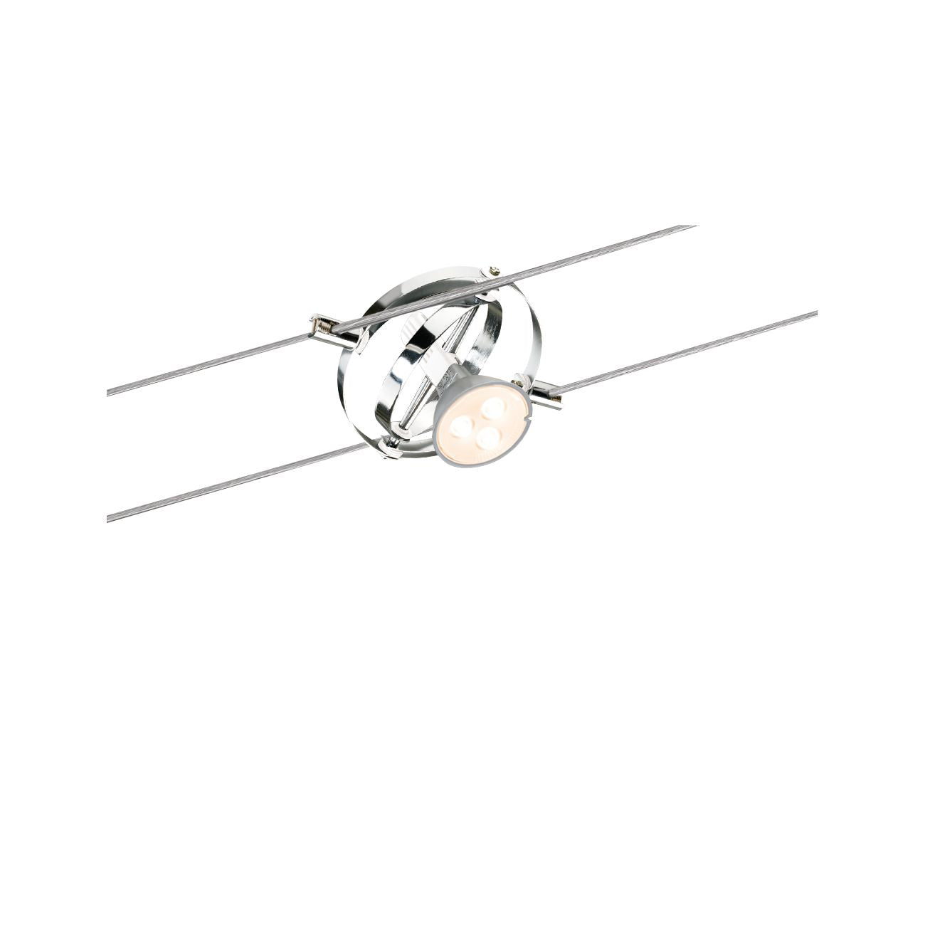 Paulmann Wire System Cardan LED 4x4W GU5,3 Chrom/Weiß 230/12V 80VA Metall