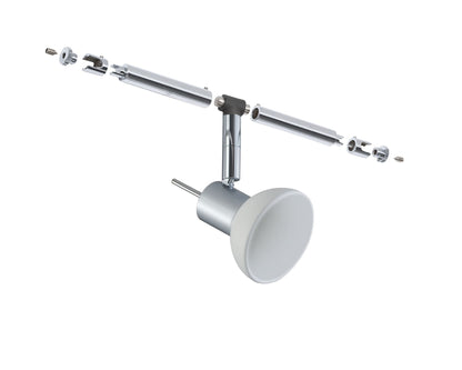 Paulmann WireSystem Spot Sheela max 1x10W GU5,3 Chrom matt/Opal 12V Metall/Glas
