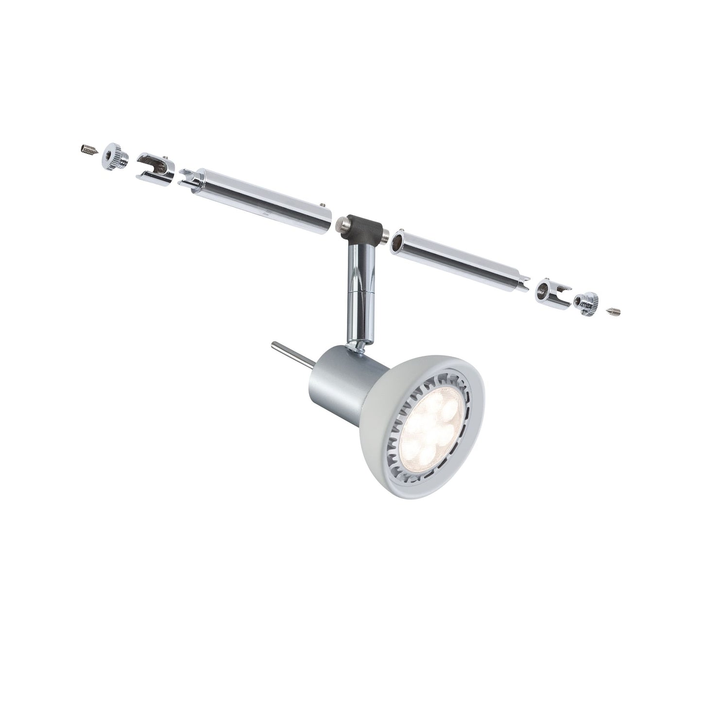 Paulmann WireSystem Spot Sheela max 1x10W GU5,3 Chrom matt/Opal 12V Metall/Glas