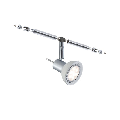 Paulmann WireSystem Spot Sheela max 1x10W GU5,3 Chrom matt/Opal 12V Metall/Glas