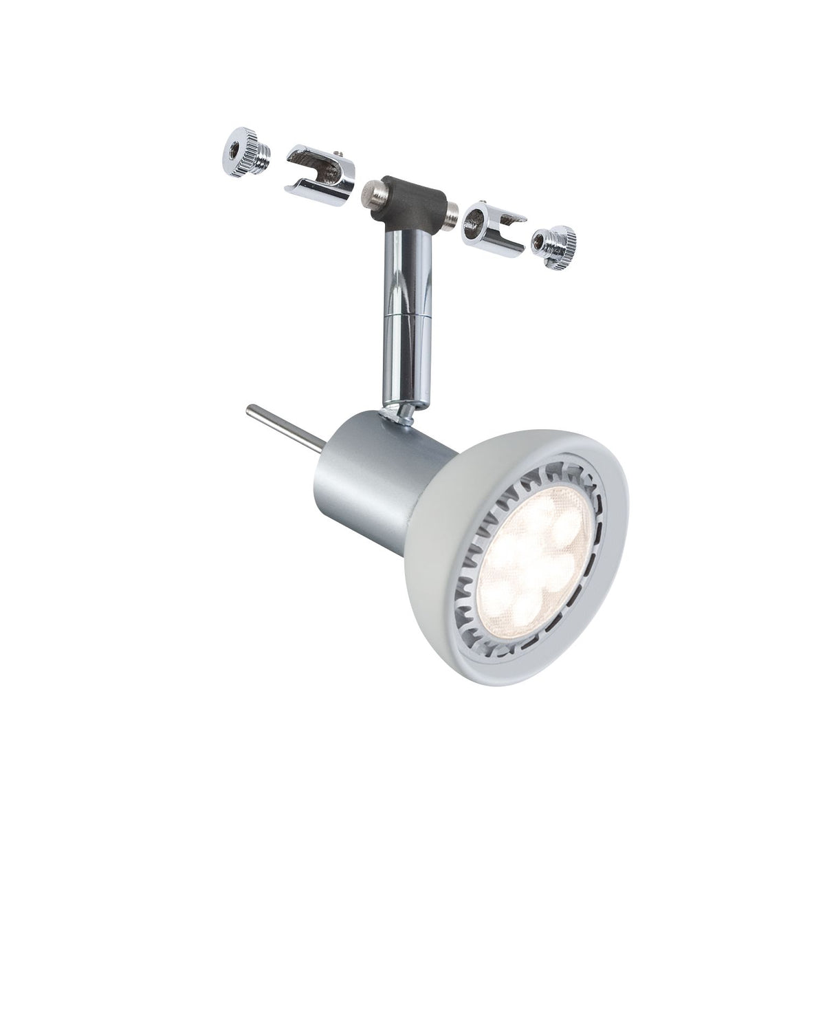 Paulmann WireSystem Spot Sheela max 1x10W GU5,3 Chrom matt/Opal 12V Metall/Glas