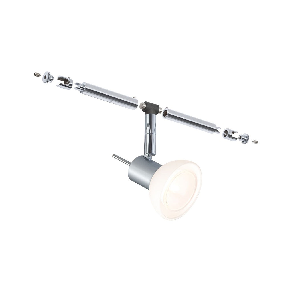 Paulmann WireSystem Spot Sheela max 1x10W GU5,3 Chrom matt/Opal 12V Metall/Glas