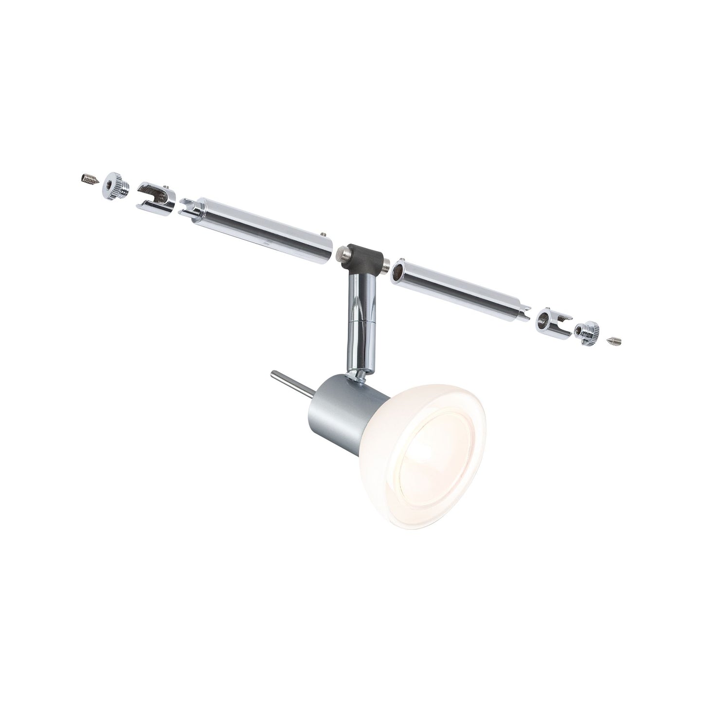 Paulmann WireSystem Spot Sheela max 1x10W GU5,3 Chrom matt/Opal 12V Metall/Glas