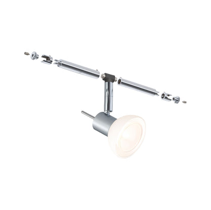 Paulmann WireSystem Spot Sheela max 1x10W GU5,3 Chrom matt/Opal 12V Metall/Glas