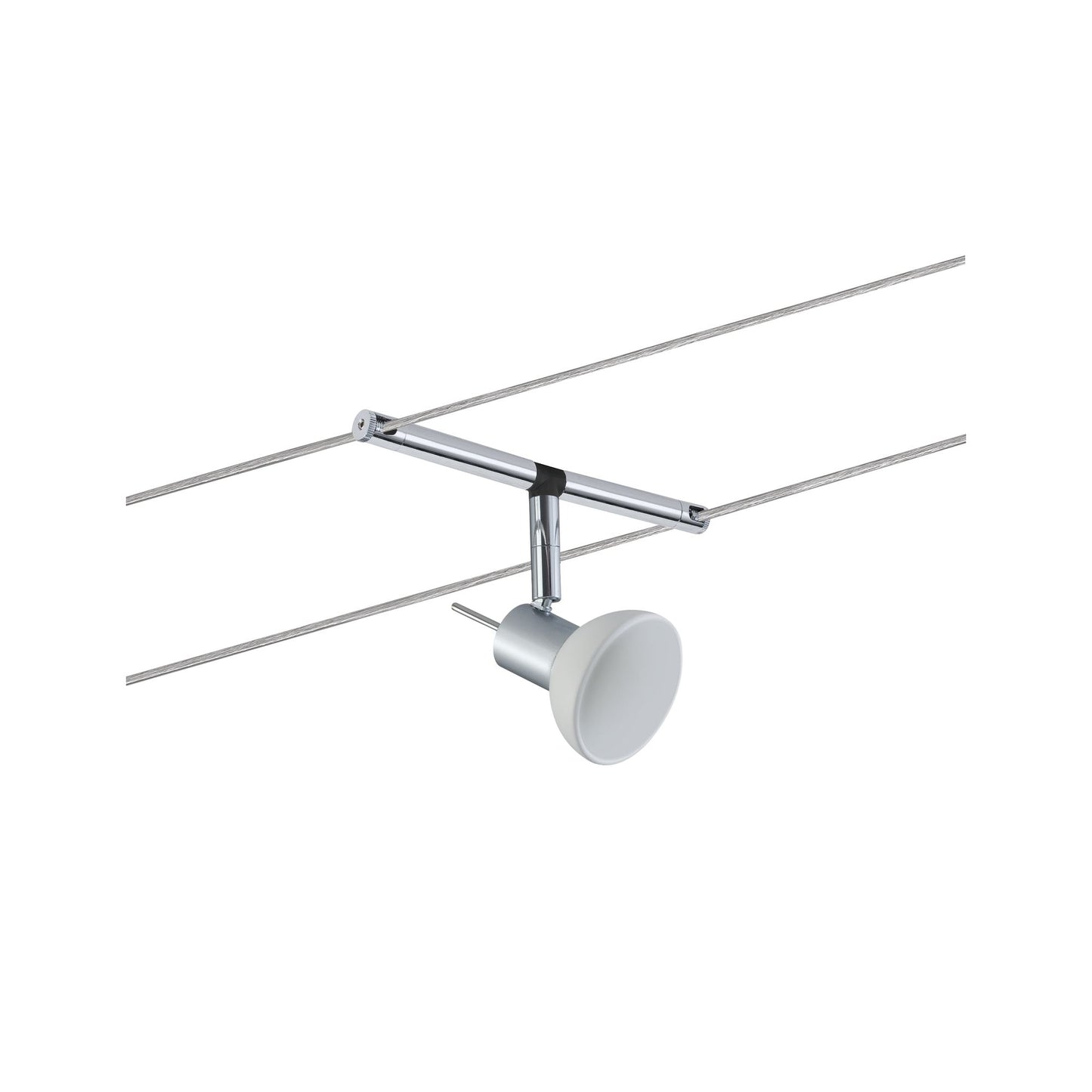 Paulmann WireSystem Spot Sheela max 1x10W GU5,3 Chrom matt/Opal 12V Metall/Glas