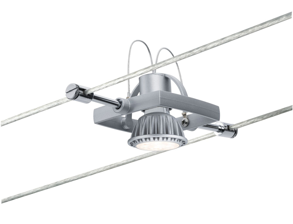 Paulmann WireSystem Spot MacII max 1x10W GU5,3 Chrom matt 12V Metall/Kunststoff