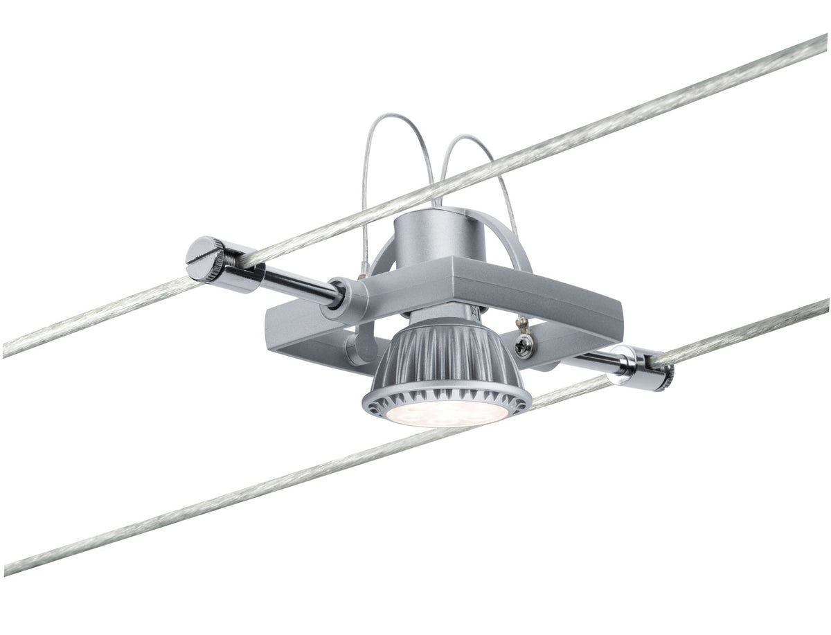 Paulmann WireSystem Spot MacII max 1x10W GU5,3 Chrom matt 12V Metall/Kunststoff