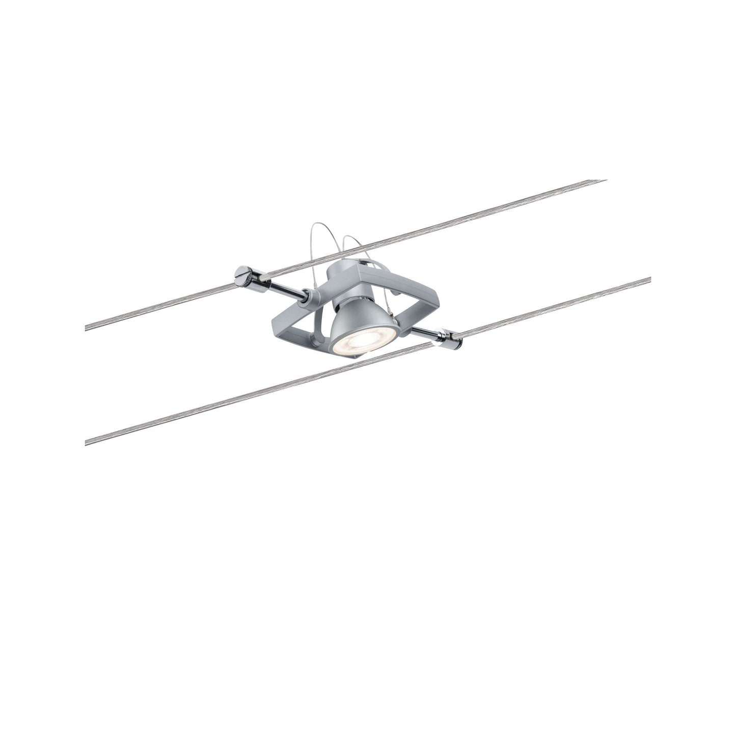 Paulmann WireSystem Set MacII max 5x10W GU5,3 Chrom matt 230/12V 60VA Metall/Kunststof