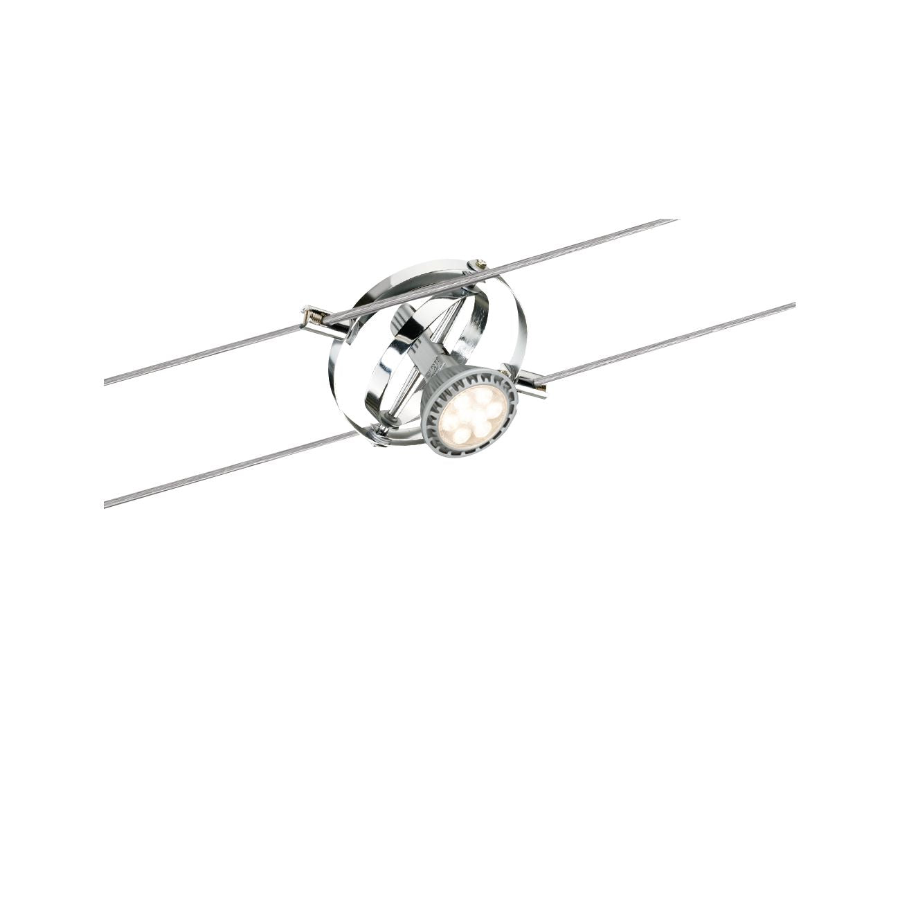 Paulmann WireSystem Spot Cardan max 1x10W GU5,3 Chrom matt/Chrom 12V Metall