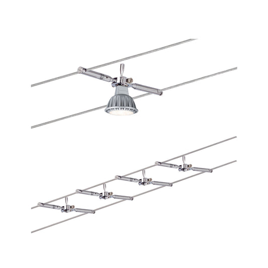 Paulmann WireSystem Togo max 4x10W GU5,3 Chrom 230/12V 80VA Metall