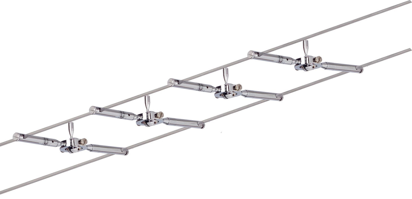 Paulmann WireSystem Togo max 4x10W GU5,3 Chrom 230/12V 80VA Metall
