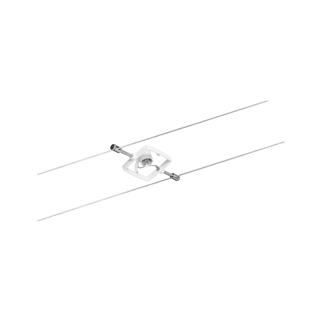 Paulmann Seilsystem TECH Weiß mit 5 Spots ohne Leuchtmittel, max. 10W GU5,3