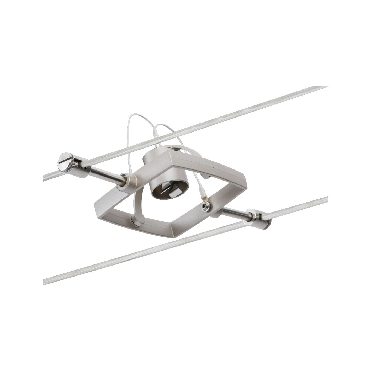 Paulmann Wire System Set MacII max 7x10W GU5,3 Nickel 230/12V 80VA Metall/Kunststoff
