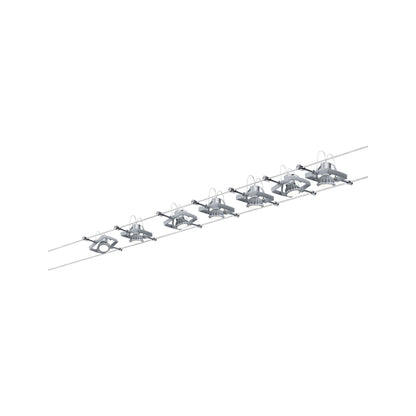 Paulmann Wire System Set MacII max 7x10W GU5,3 Chr-m 230/12V 80VA Metall/Kunststoff