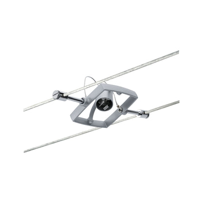 Paulmann Wire System Set MacII max 7x10W GU5,3 Chr-m 230/12V 80VA Metall/Kunststoff