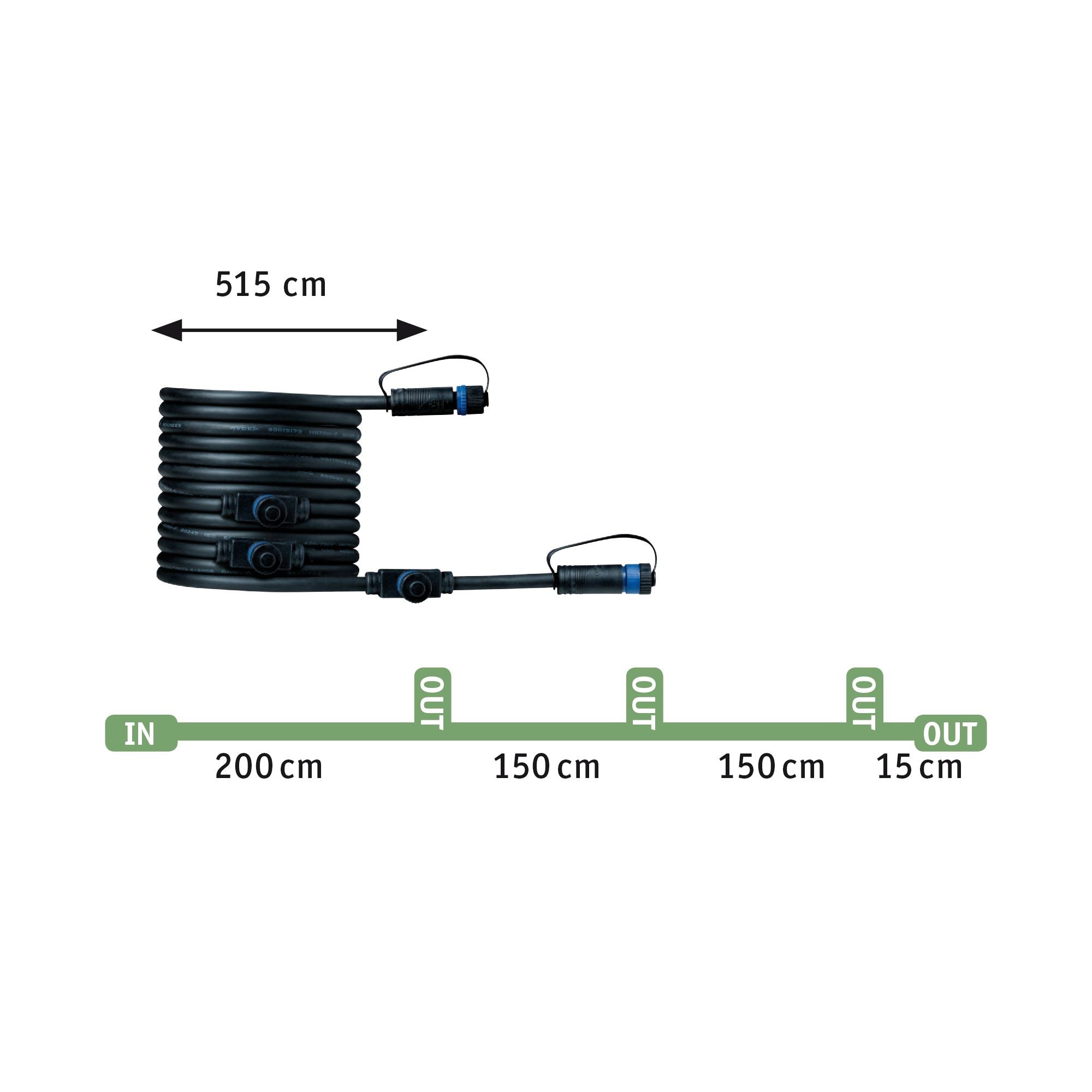 Paulmann Outdoor Plug & Shine Spot Plantini Erg. Set 4000K 3x2,5W 24V 40° Anthrazit Alu