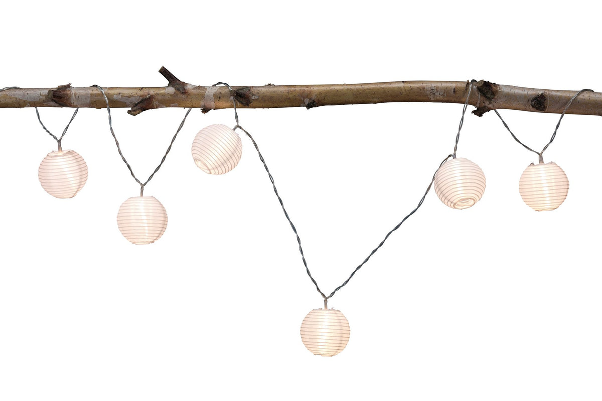 Paulmann Outdoor Mobile Lampionkette IP44 3000K 7x1lm 5V ladbar mit USB