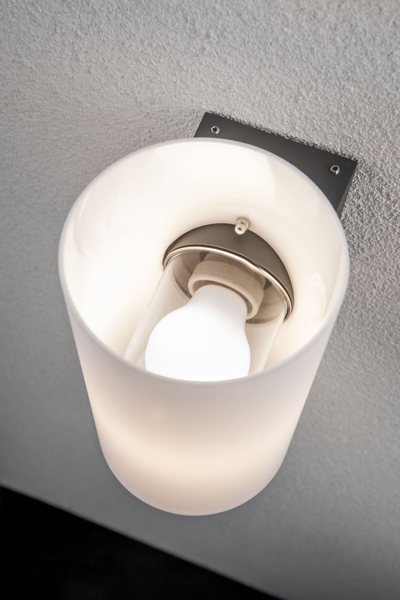Paulmann Outdoor 230V Wandleuchte Tube IP54 E27 max 15W Anthrazit Kunststoff