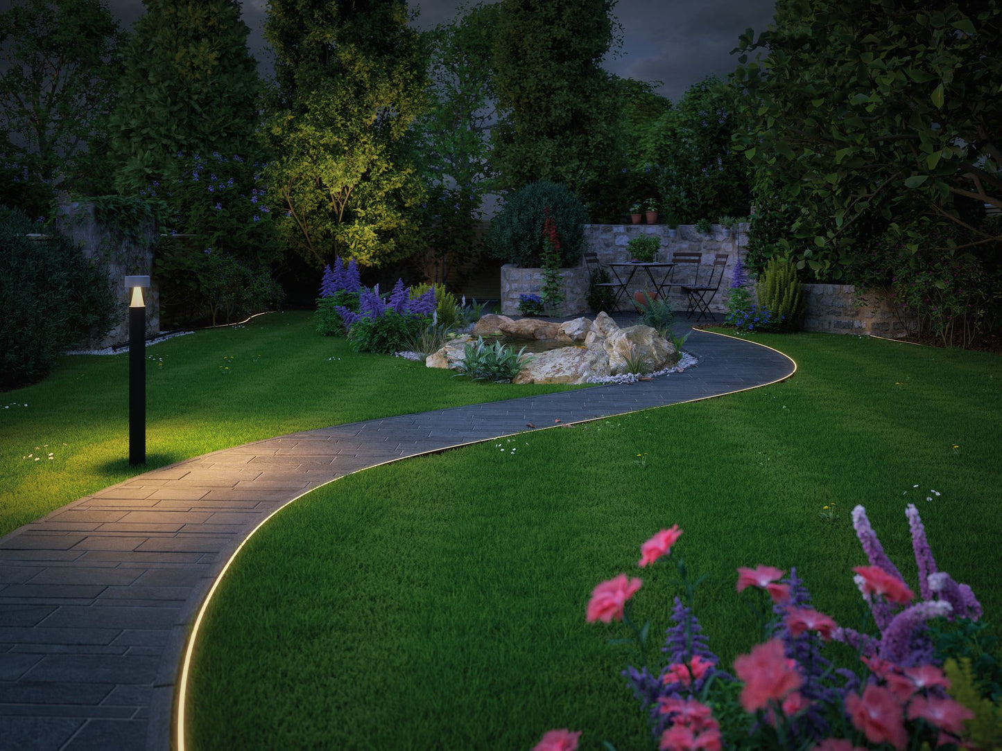 Paulmann Outdoor Plug&Shine flexible Neon Stripe IP67 3000K 5m Paulmann 24V System