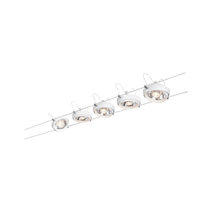 Paulmann WireSystem Powerline II 5x8W G53 Weiß 230/12V 80VA Metall/Kunststoff