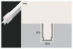 Paulmann Plug & Shine Neon LED Stripe Aluminiumprofil 1m