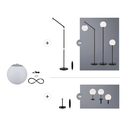 Paulmann Outdoor Mobile Systemleuchte Companion IP65 3000K 200lm 5V ladbar mit USB dim