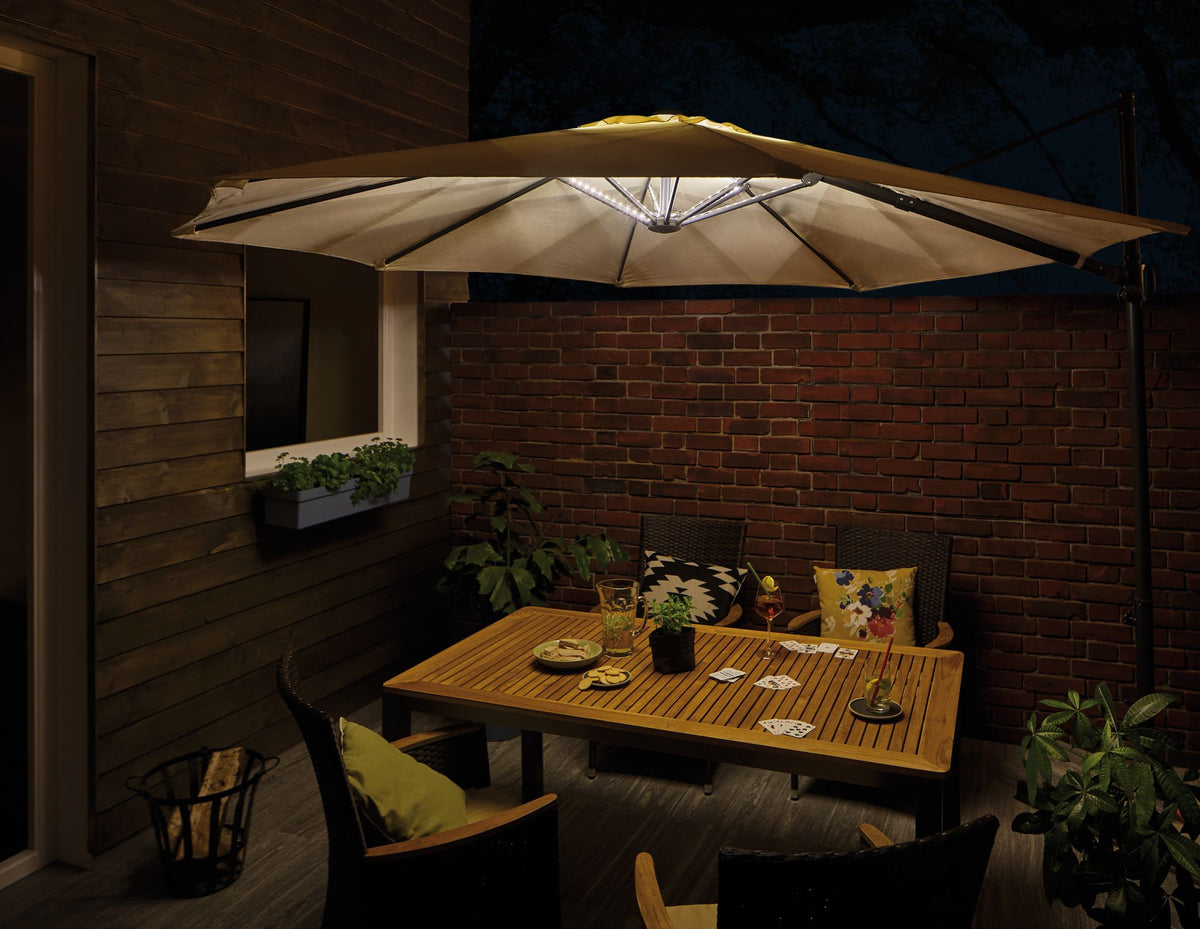 Paulmann Outdoor Mobile parasol light 3000K 6x0,27m