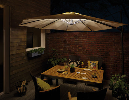 Paulmann Outdoor Mobile parasol light 3000K 6x0,27m