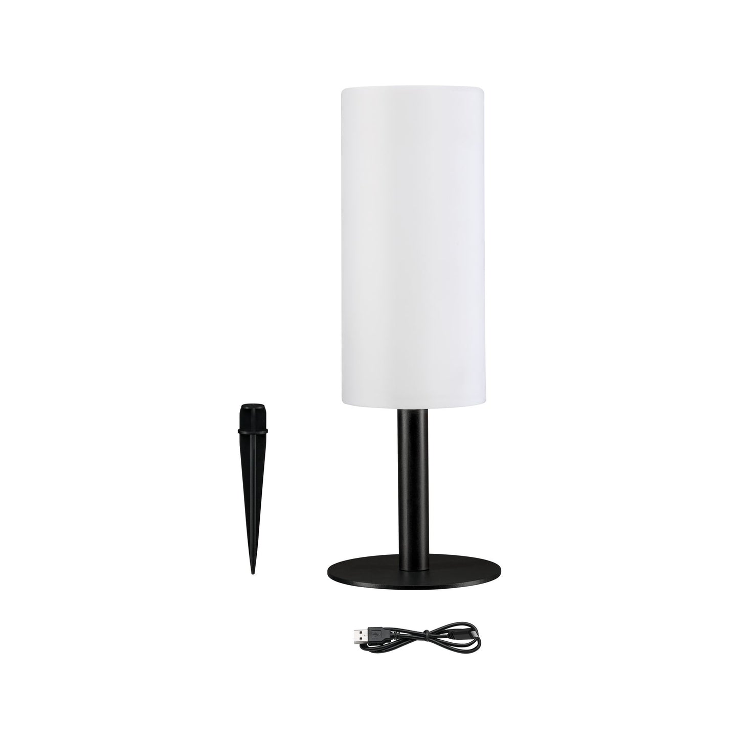 Paulmann Outdoor Mobile Tischleuchte Pipe IP44 3000K 90lm 5V ladbar mit USB dimmbar